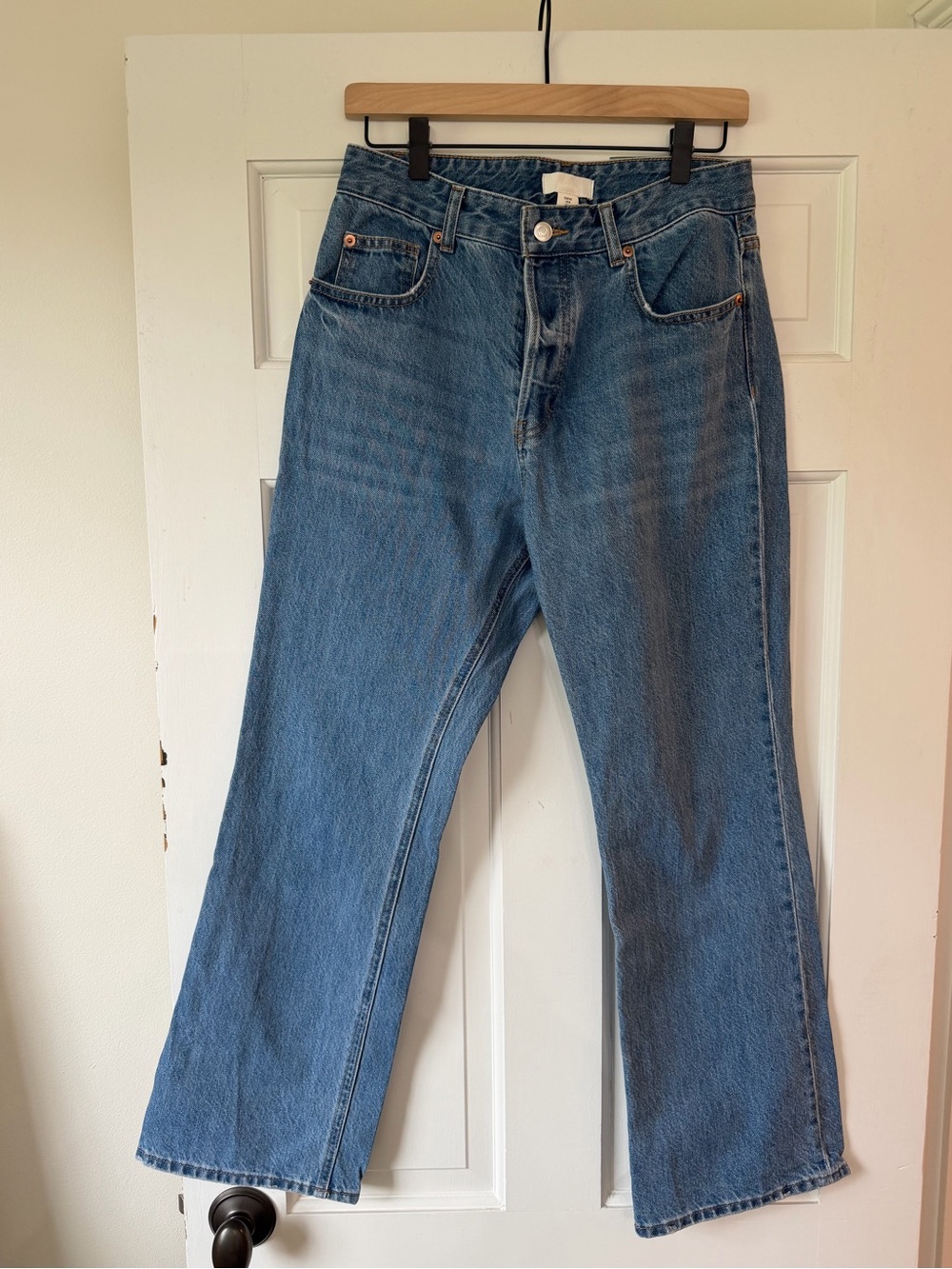 H&M Medium Blue Wide-Leg Women's Jeans